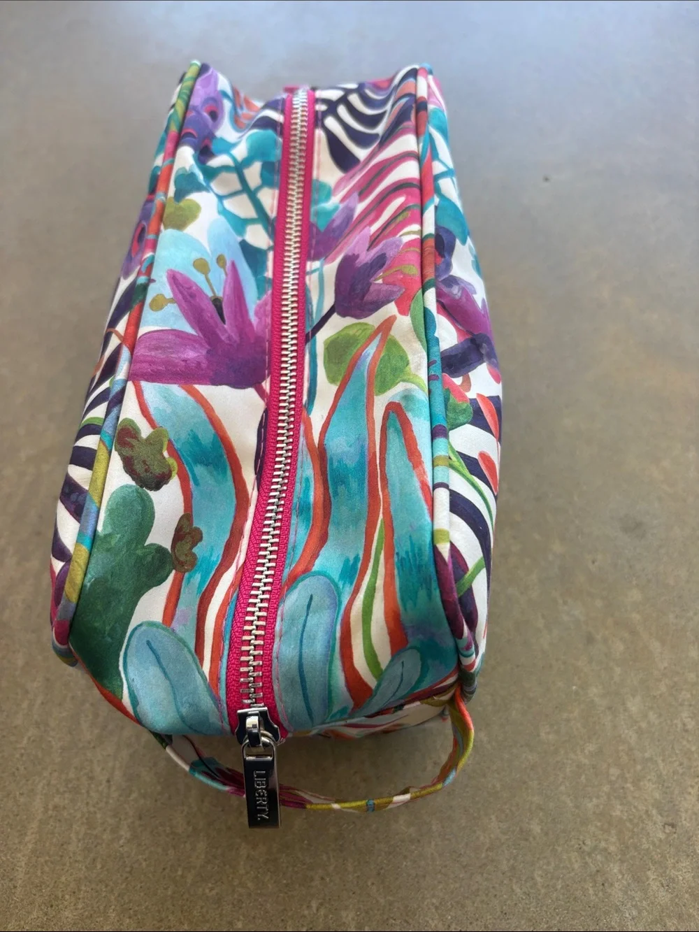 Liberty jungle print toiletries bag